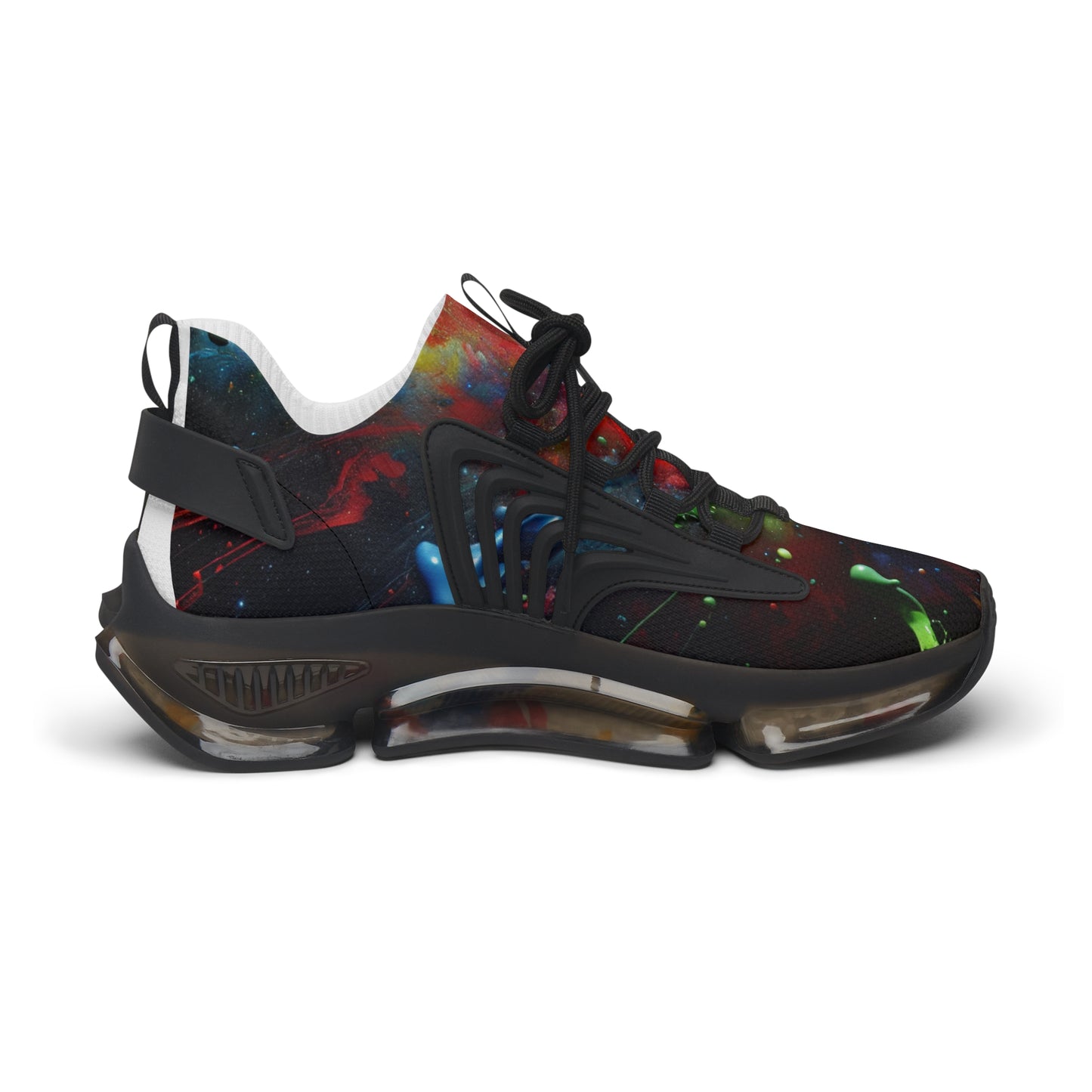 Skyzer Disc Golf Galaxy Print Women's Mesh Sneakers-Skyzer Disc Golf