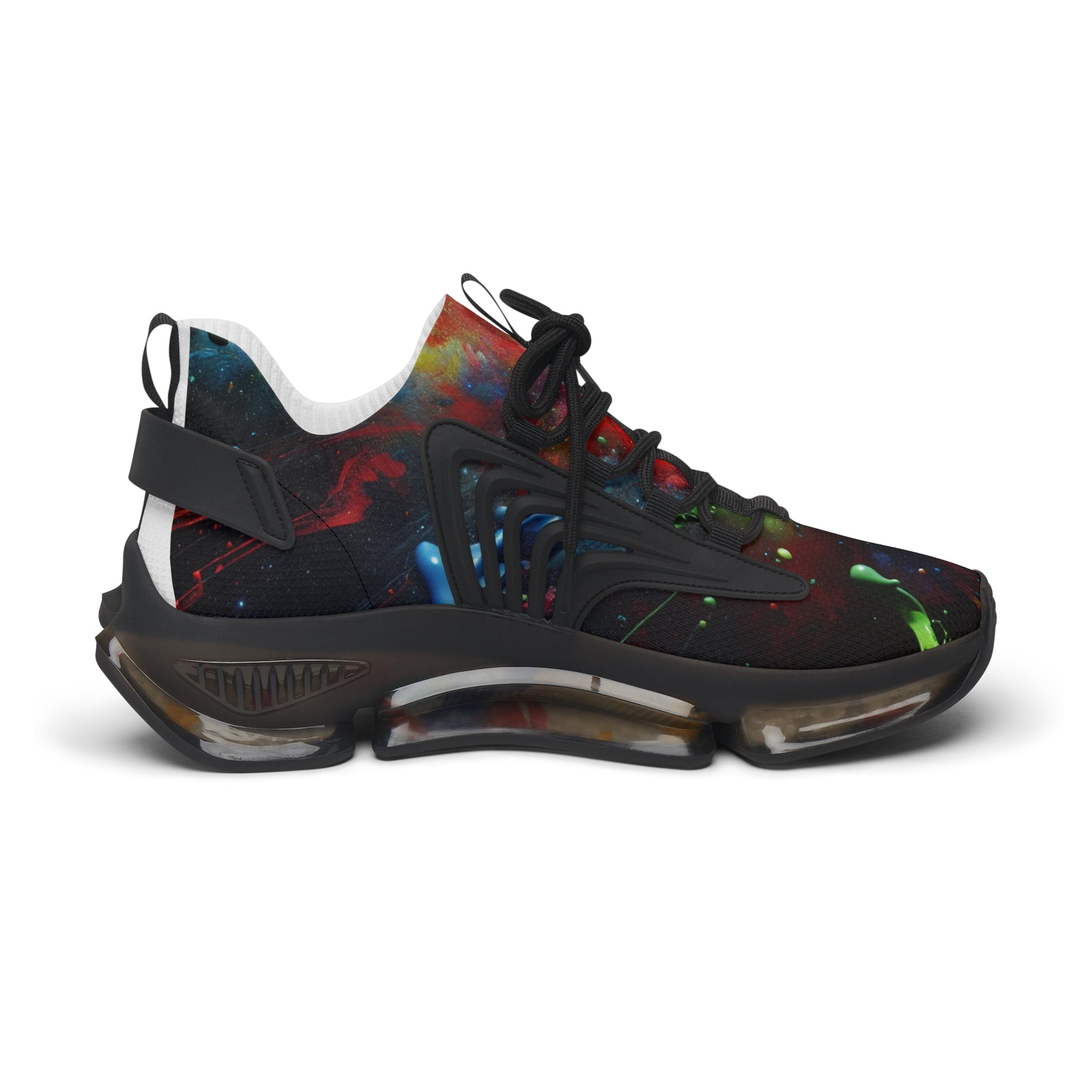 Skyzer Disc Golf Galaxy Print Women's Mesh Sneakers-Skyzer Disc Golf