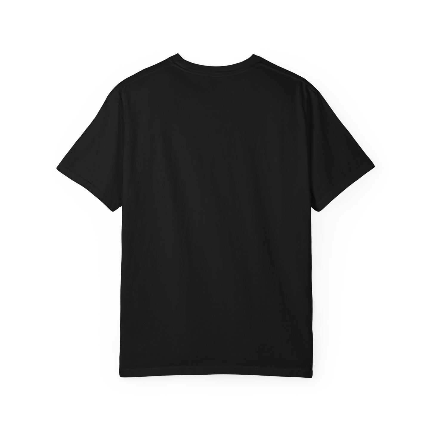 Artistic Unisex Garment-Dyed T-Shirt with Floral Design