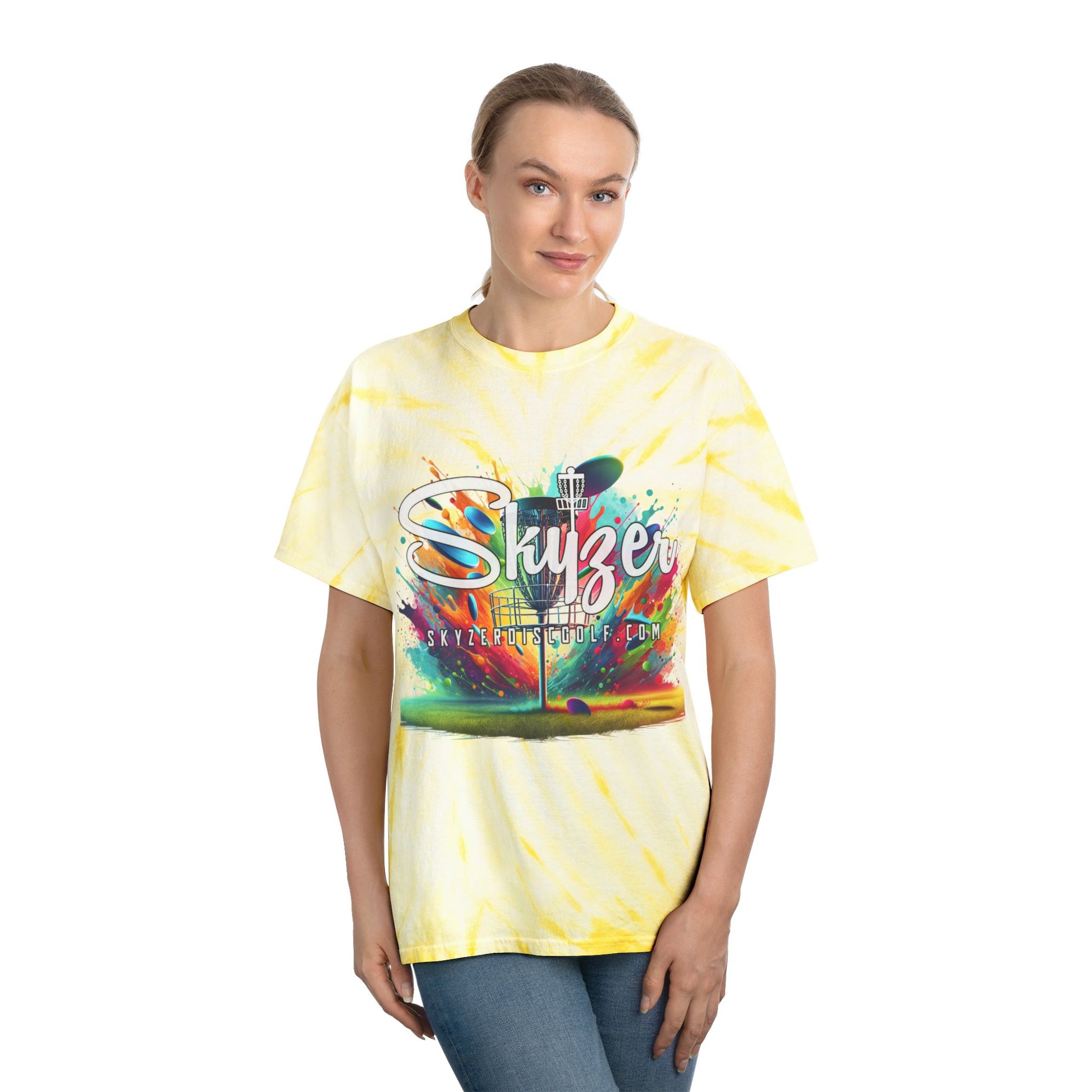 Skyzer Disc Golf Tie Dye Shirt-Skyzer Disc Golf