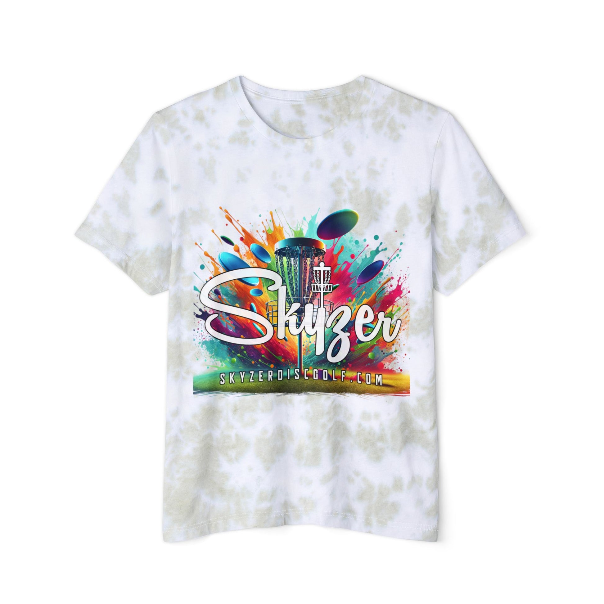 Skyzer Disc Golf Unisex Tie-Dyed T-Shirt-Skyzer Disc Golf