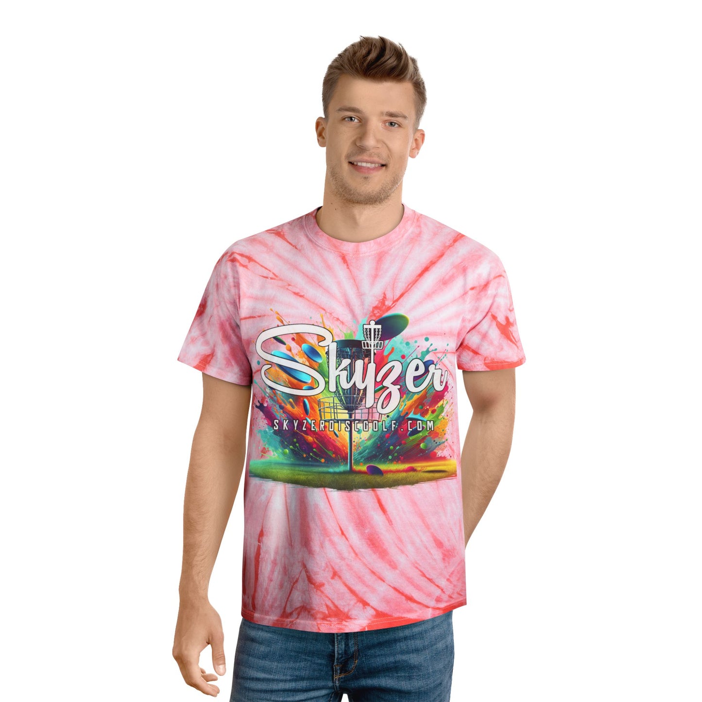 Skyzer Disc Golf Tie Dye Shirt-Skyzer Disc Golf