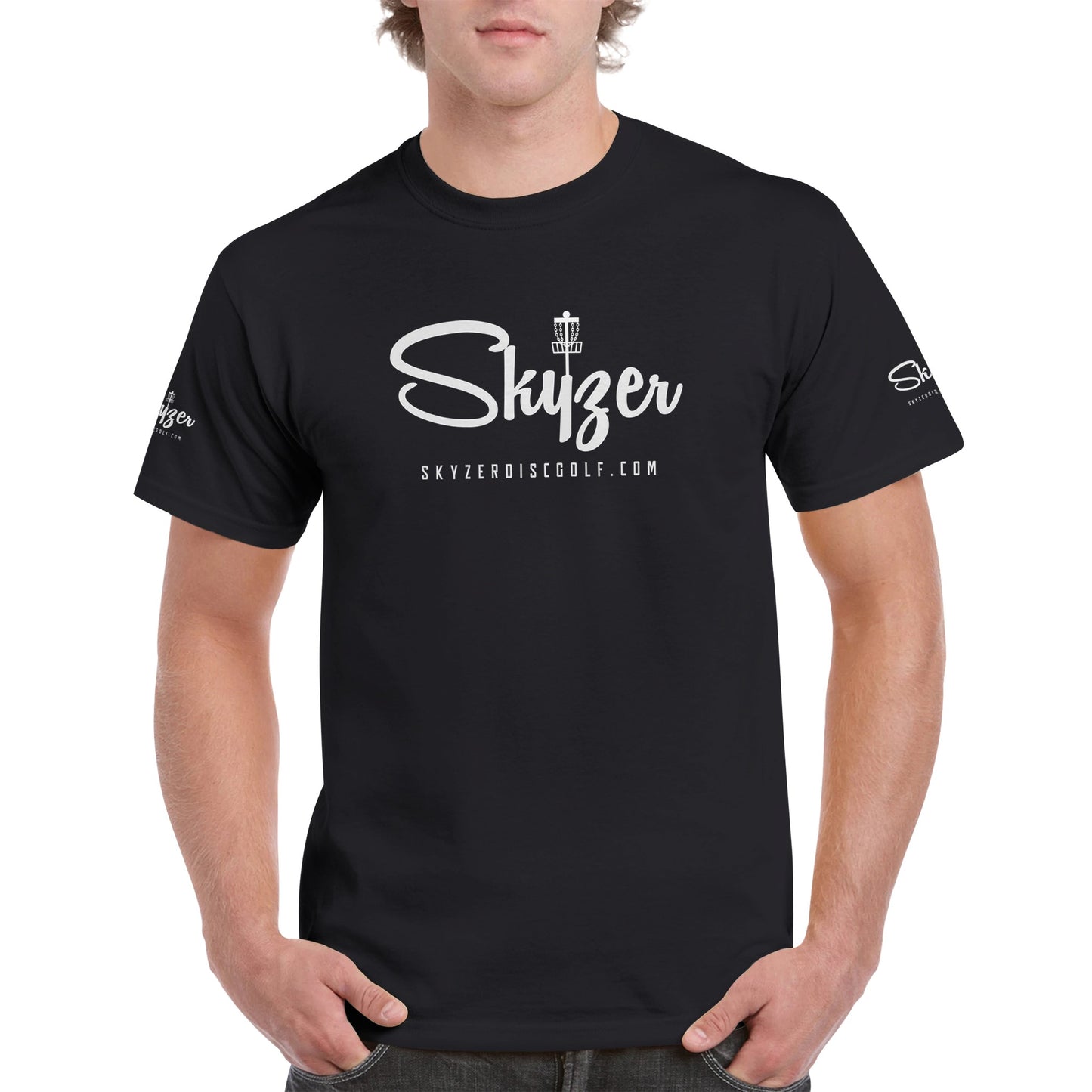 Skyzer Disc Golf Heavyweight Unisex Crewneck Shirt-Skyzer Disc Golf