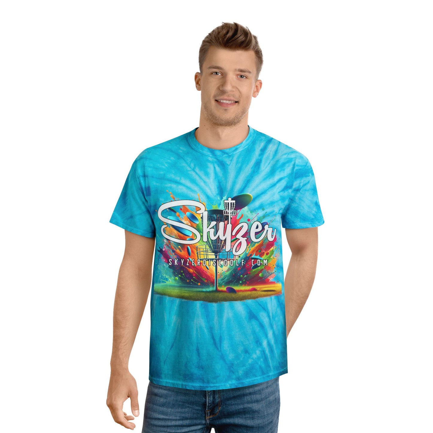 Skyzer Disc Golf Tie Dye Shirt-Skyzer Disc Golf
