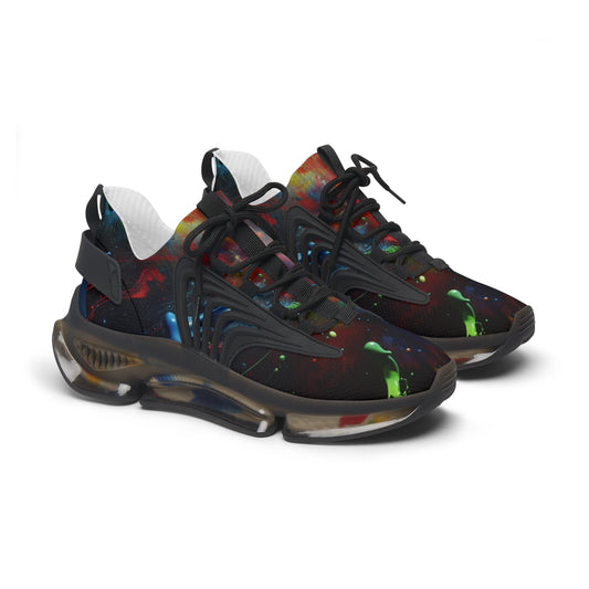 Skyzer Disc Golf Galaxy Print Women's Mesh Sneakers-Skyzer Disc Golf