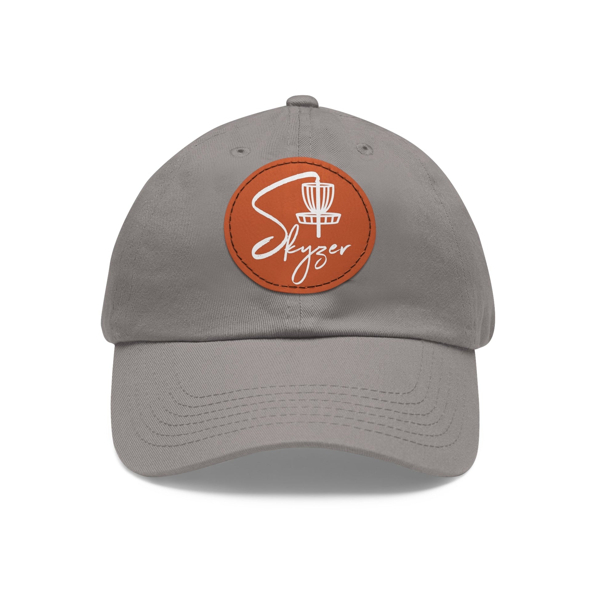 Skyzer Hat with Leather Patch (Round)-Skyzer Disc Golf