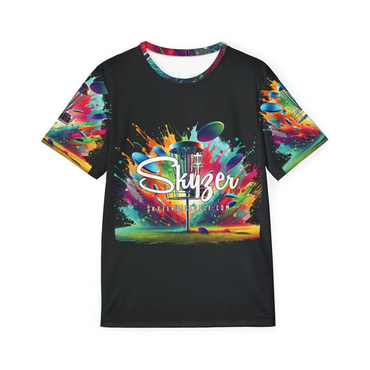 Skyzer Disc Golf Team Jersey - Colorful Sports Apparel for Disc Golfers