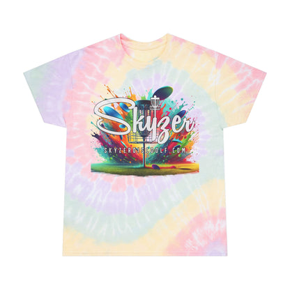 Skyzer Disc Golf Tie-Dye Tee for Disc Golf Lovers