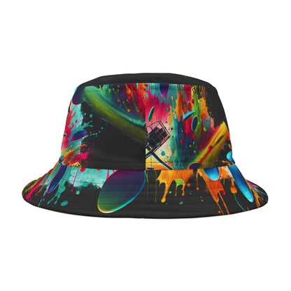 Skyzer Spilled Paint Bucket Hat
