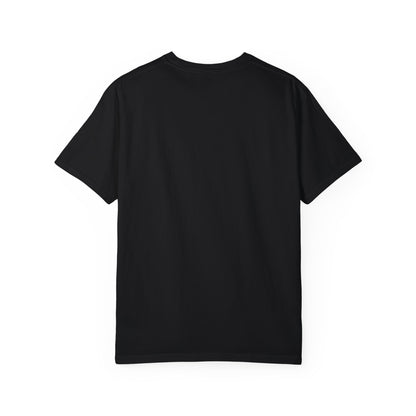 Artistic Unisex Garment-Dyed T-Shirt with Floral Design-Skyzer Disc Golf