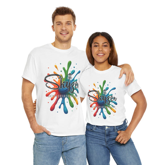 Colorful Splash Unisex Heavy Cotton Tee