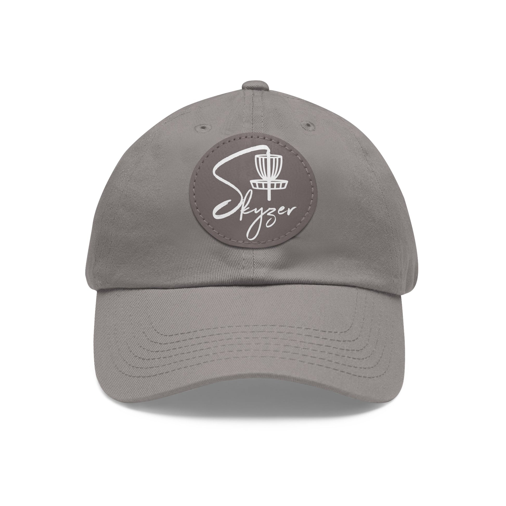 Skyzer Hat with Leather Patch (Round)-Skyzer Disc Golf