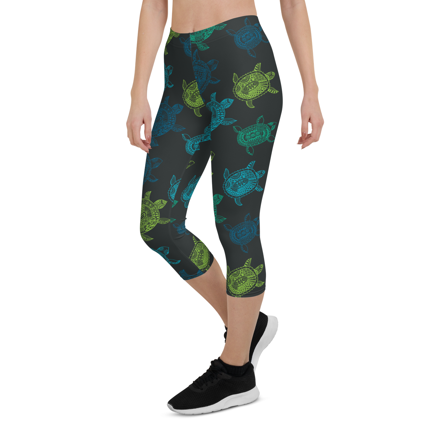 Women's Leggings with Sea Turtle Print
