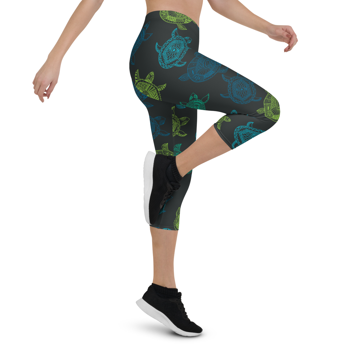 Women's Leggings with Sea Turtle Print